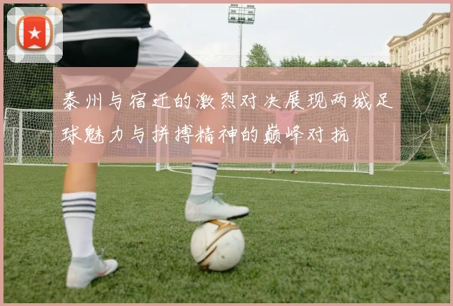 泰州与宿迁的激烈对决展现两城足球魅力与拼搏精神的巅峰对抗